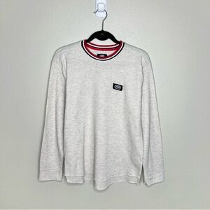 Ecko Unltd Men’s Waffle Knit Long Sleeve Shirt Light Heather Grey Sz Large NWOT